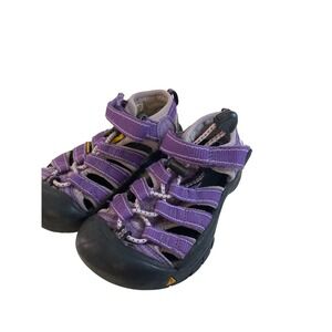 Kids Purple Keen Waterproof Sandals Size 10 Preowned